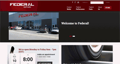 Desktop Screenshot of federalmufflers.ca